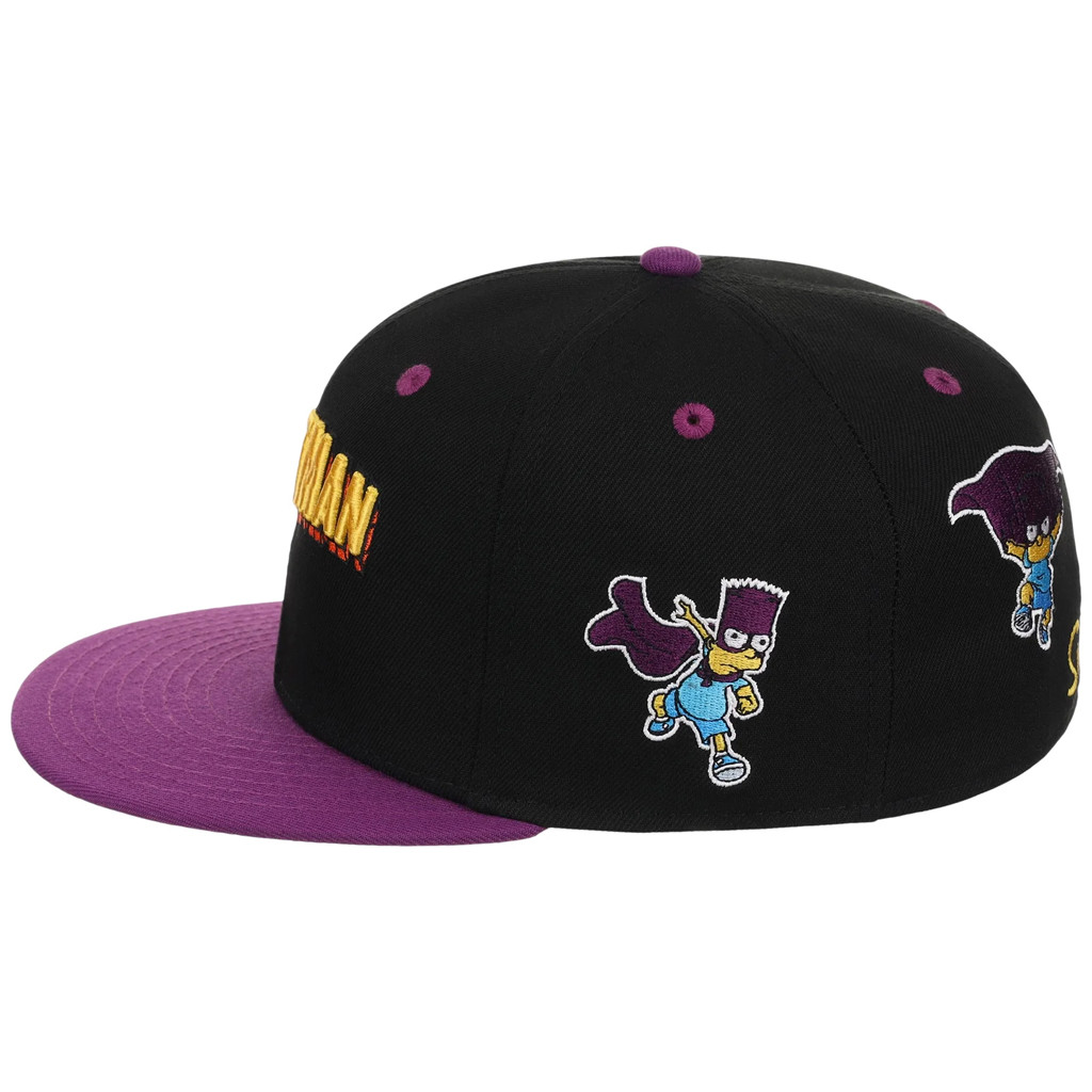 Lids Hat Drop The Simpsons Fitted Collection Merch Bartman Snapback Hat Embroidered Him Gifts - Kdjoy Lids Hat Drop The Simpsons Fitted Collection Merch Bartman Snapback Hat Embroidered Him Gifts - Kdjoy