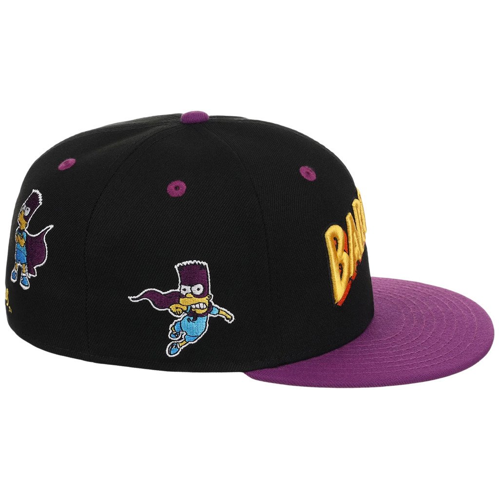 Lids Hat Drop The Simpsons Fitted Collection Merch Bartman Snapback Hat Embroidered Him Gifts - Kdjoy Lids Hat Drop The Simpsons Fitted Collection Merch Bartman Snapback Hat Embroidered Him Gifts - Kdjoy