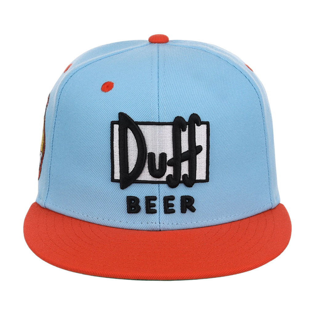 Lids Hat Drop The Simpsons Fitted Collection Merch Duff Beer Snapback Hat Embroidered Son Gifts - Kdjoy Lids Hat Drop The Simpsons Fitted Collection Merch Duff Beer Snapback Hat Embroidered Son Gifts - Kdjoy