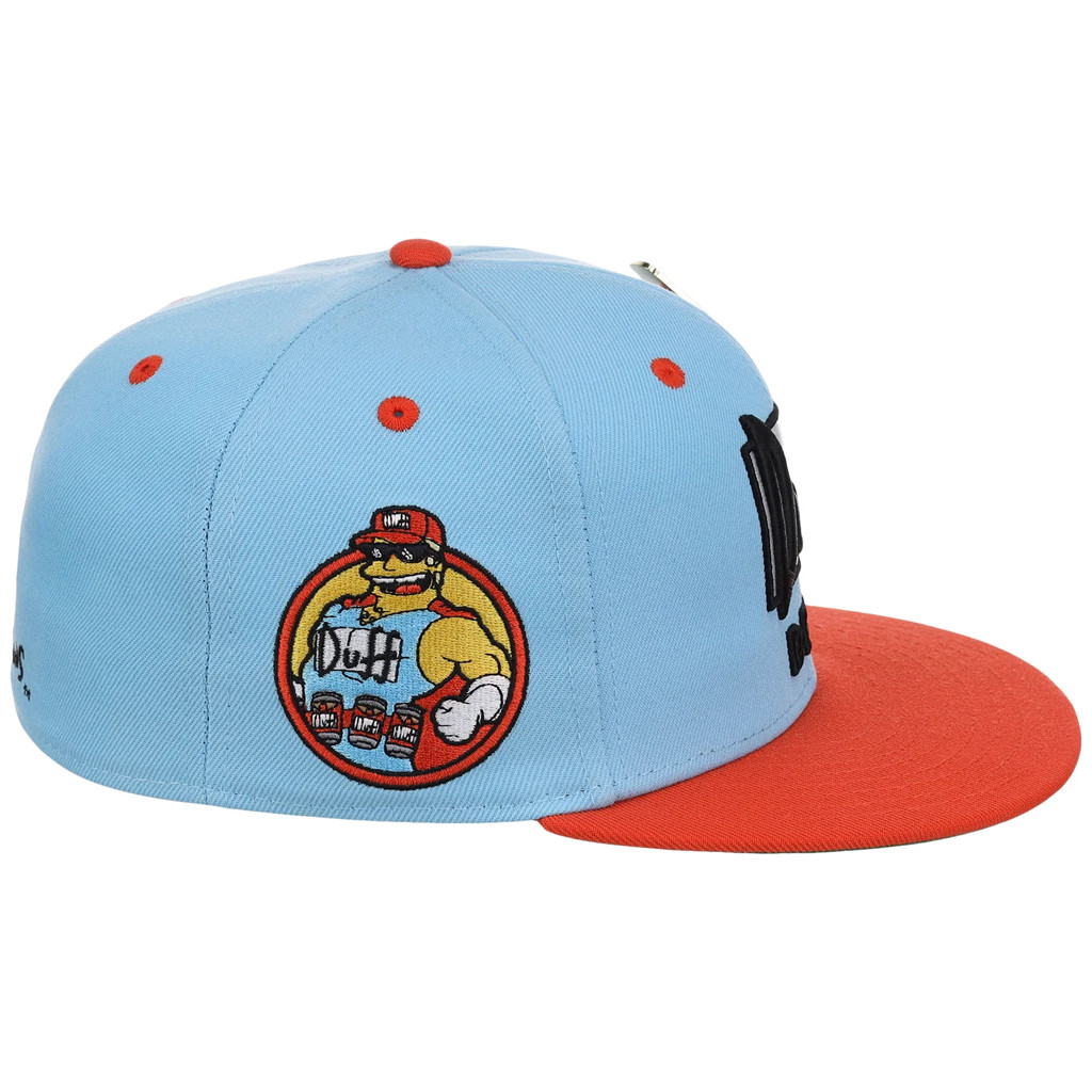 Lids Hat Drop The Simpsons Fitted Collection Merch Duff Beer Snapback Hat Embroidered Son Gifts - Kdjoy Lids Hat Drop The Simpsons Fitted Collection Merch Duff Beer Snapback Hat Embroidered Son Gifts - Kdjoy