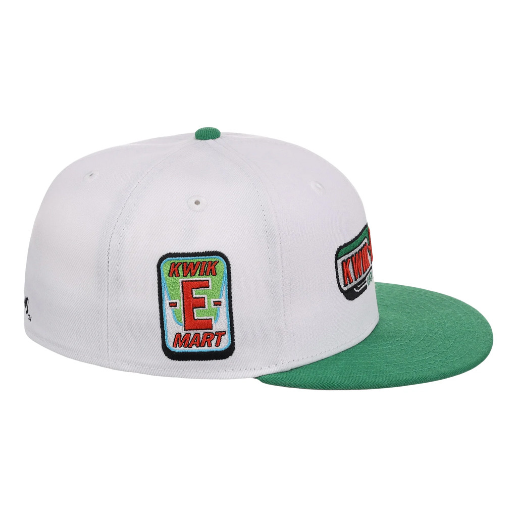 Lids Hat Drop The Simpsons Fitted Collection Merch Kwik E Mart Snapback Hat Embroidered Gifts - Kdjoy