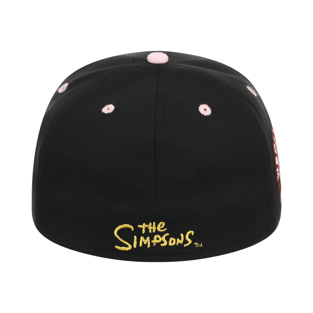 Lids Hat Drop The Simpsons Fitted Collection Merch Lard Lad Donuts Snapback Hat Embroidered - Kdjoy