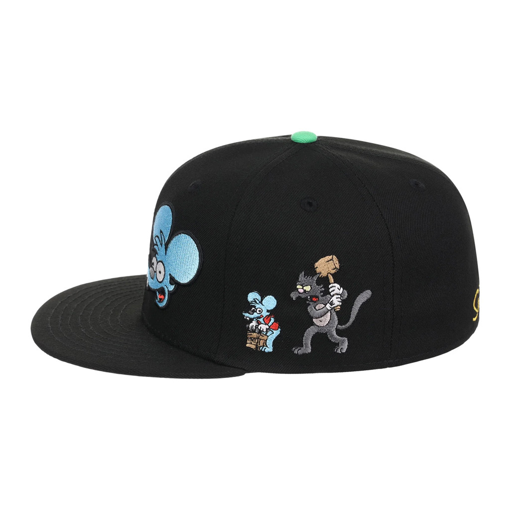 Lids Hat Drop The Simpsons Fitted Collection Merch Whammy Snapback Hat Embroidered Son Gifts - Kdjoy
