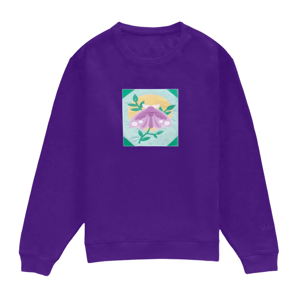 Lilsimsie Merch 2026 Moth Crewneck Sweatshirt Kayla Sims Merch Gift For Sisters - Kdjoy