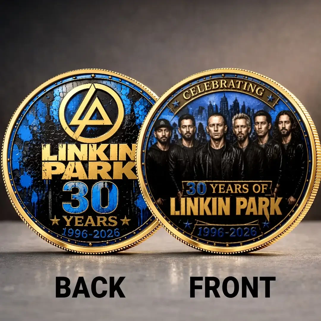 Linkin Park 30th Anniversary Commemorative Coin Linkin Park Merch Rock Fans Gifts - Kdjoy