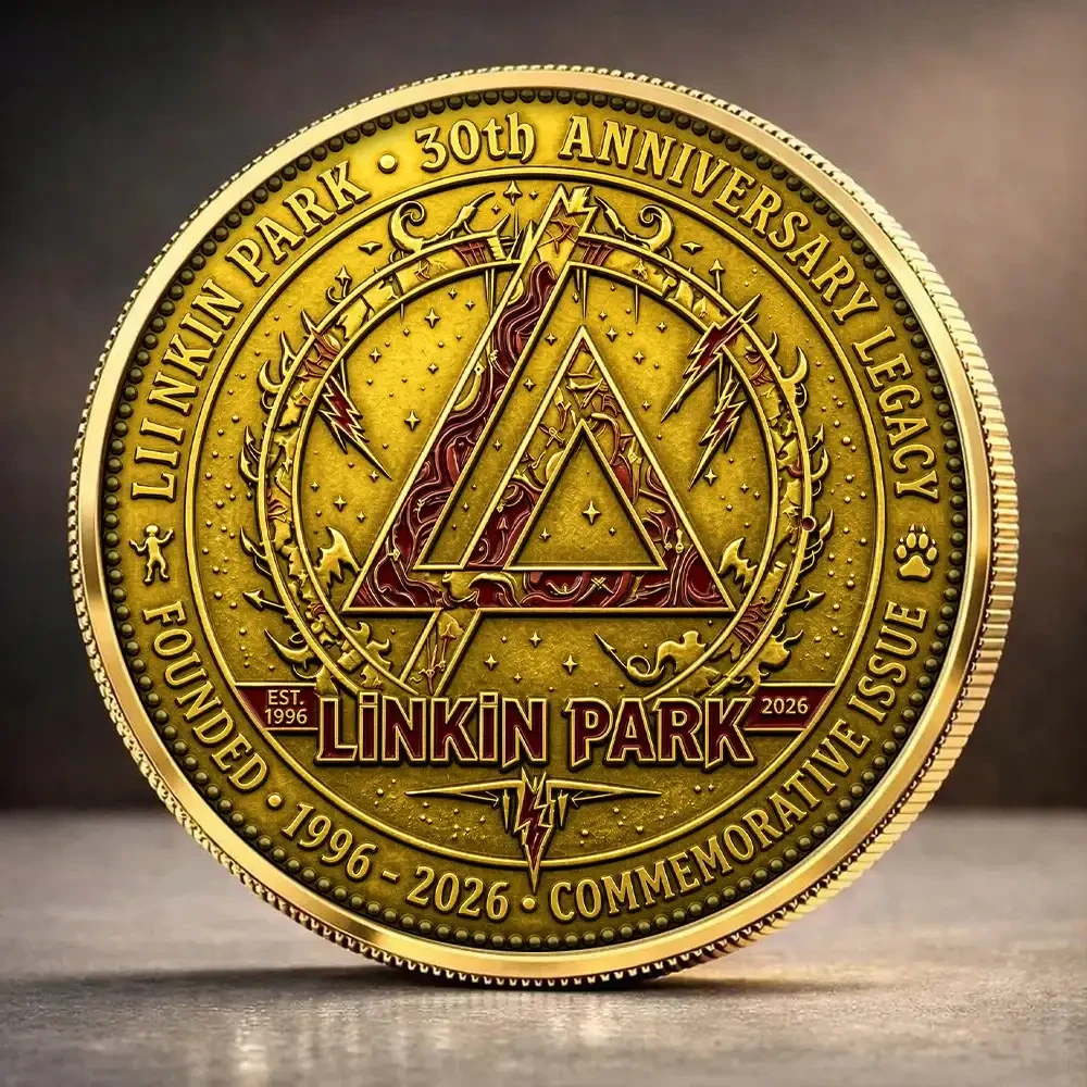 Linkin Park 30th Anniversary Legacy Commemorative Coin Linkin Park Merch Rock Lovers Gifts - Kdjoy