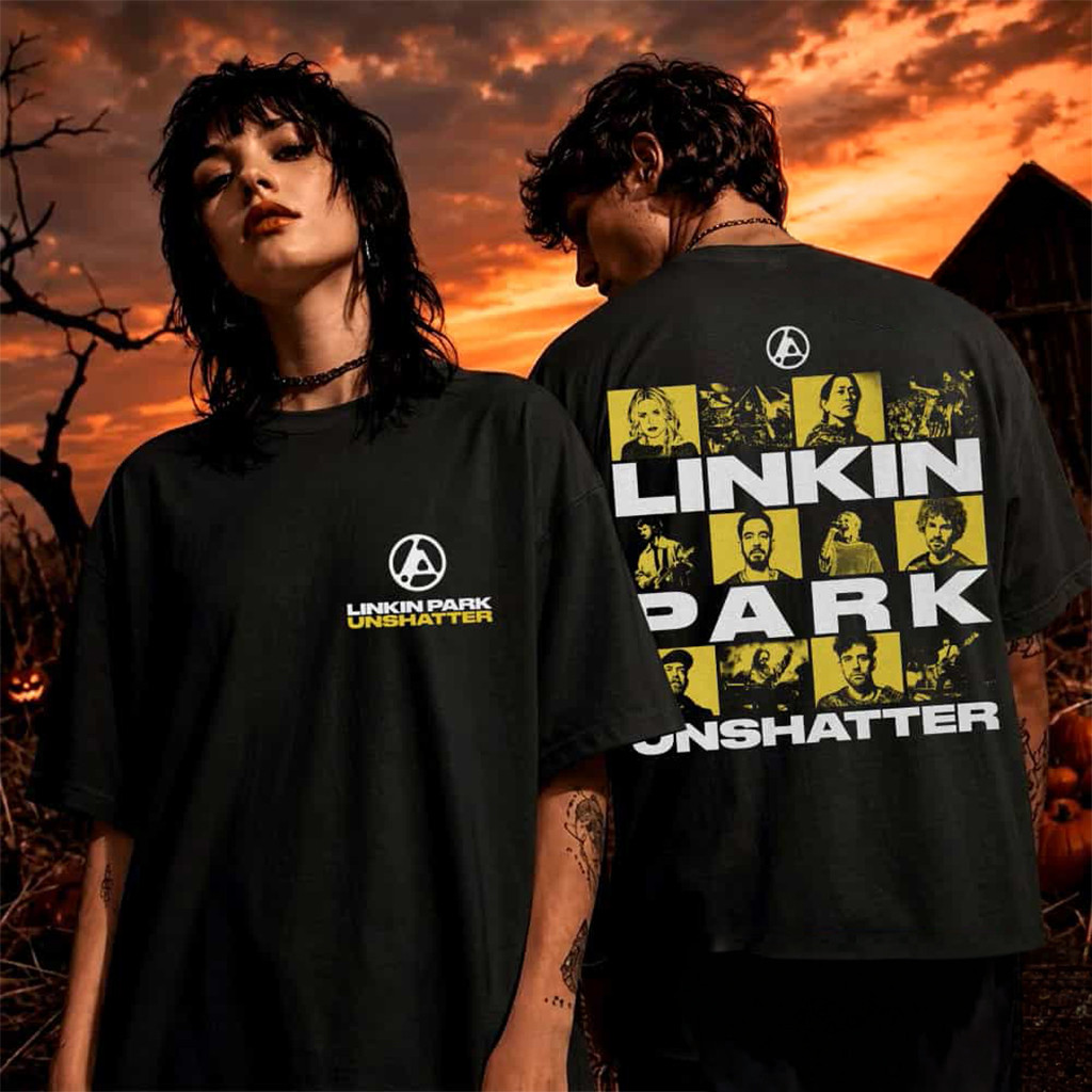Linkin Park Merch Unshatter Movie 2026 Shirt The Hardest Part Of Ending Is Starting Again T-Shirt - Kdjoy