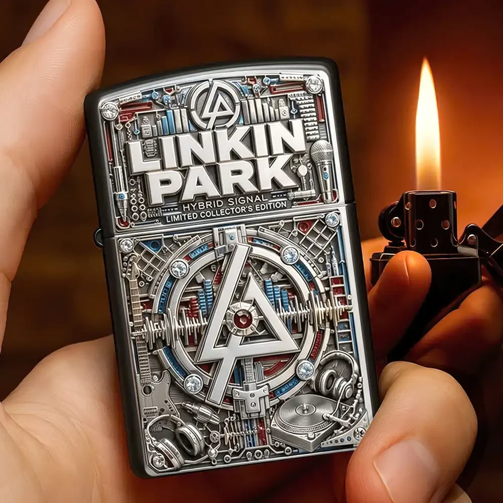 Linkin Park Rock Band Lighter Case 2026 Linkin Park Merch Gifts For Rock Lovers - Kdjoy