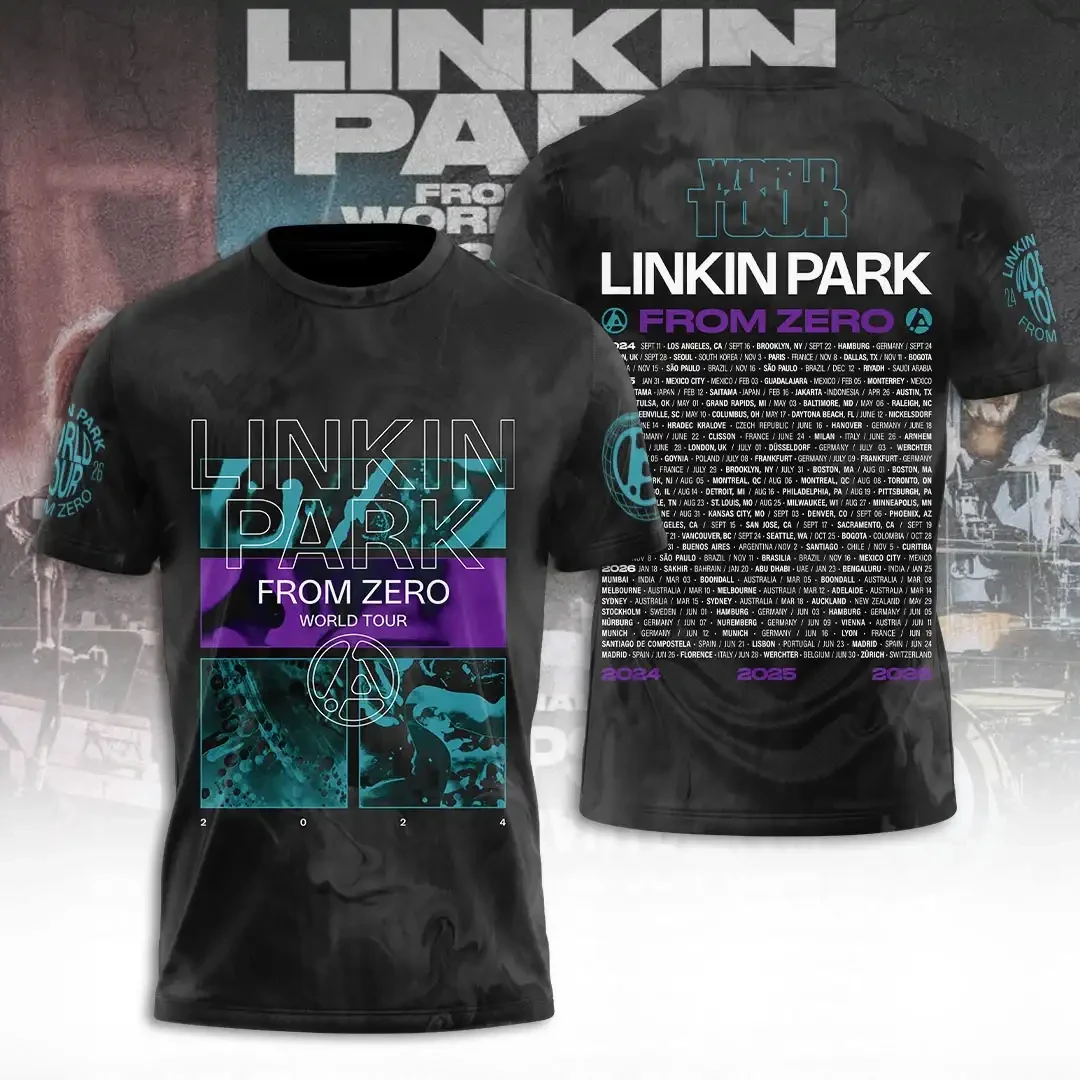 Linkin Park World Tour 2026 T-Shirt Linkin Park From Zero Shirt Presents For Him - Kdjoy