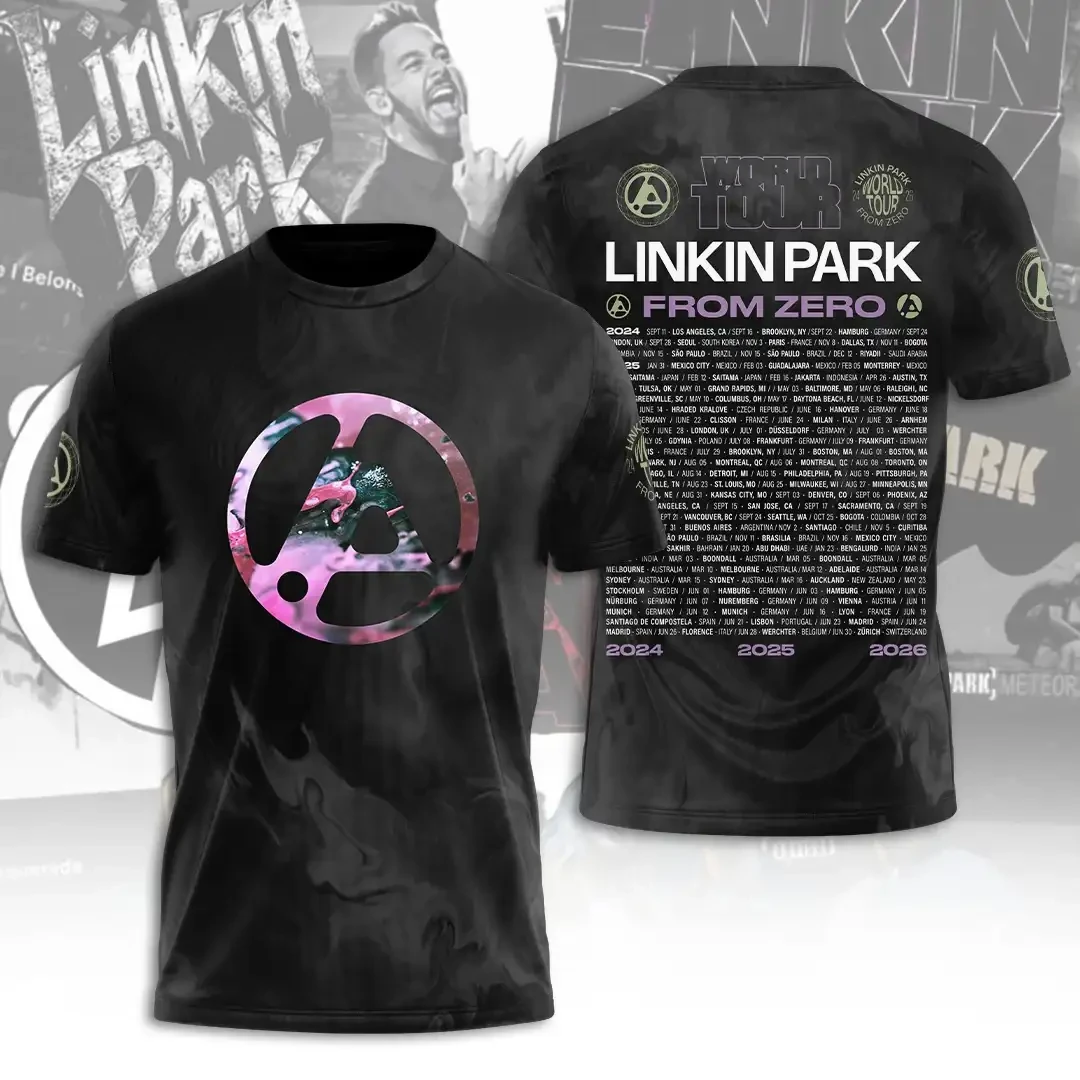 Linkin Park World Tour 2026 T-Shirt Linkin Park Merch Presents For Boyfriend - Kdjoy