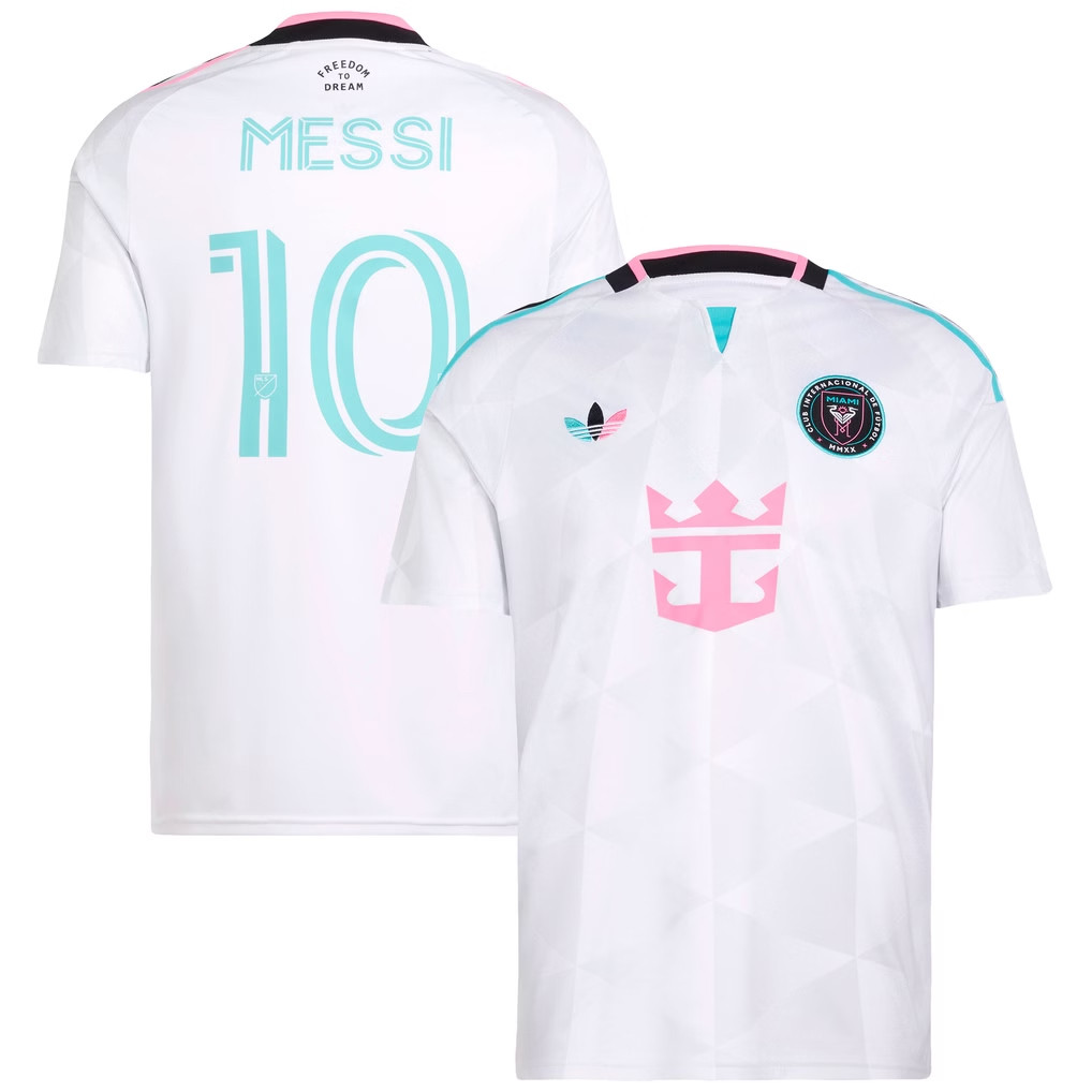 Lionel Messi Jersey Shirt White Inter Miami CF Merch 2026 Third Jersey #10 Messi Merch Fan Gift - Kdjoy