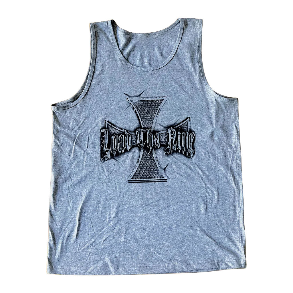 Load Tha Nine Merch 2026 Bling Cross Tank Top Unique Gifts For Music Lovers - Kdjoy
