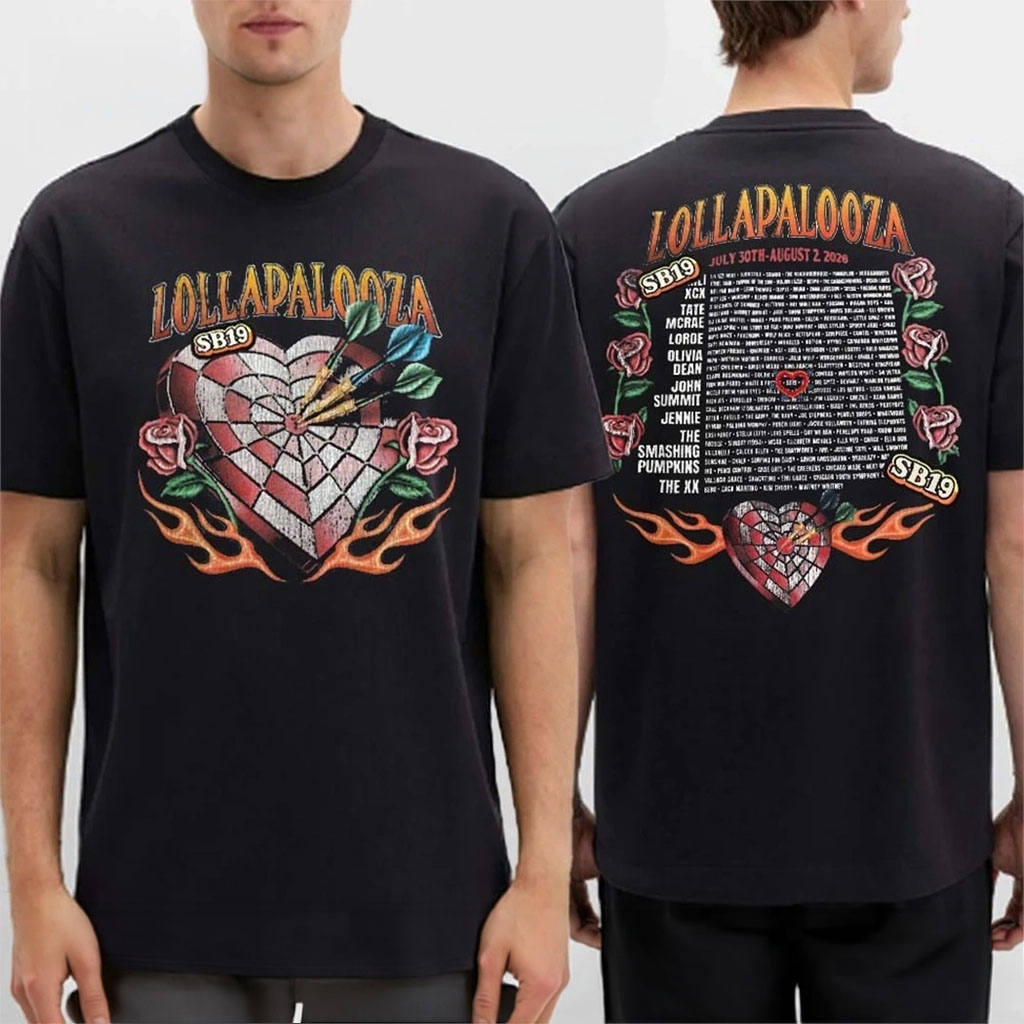 Lollapalooza SB 19 World Tour July 30th 2026 Shirt Lollapalooza Merch Gift For Music Lovers - Kdjoy