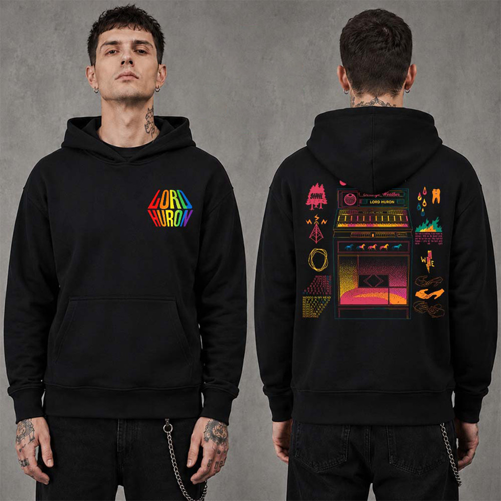 Lord Huron Cosmic Selector Tour 2026 Merch Rainbow Hoodie Birthday Gift For Him - Kdjoy