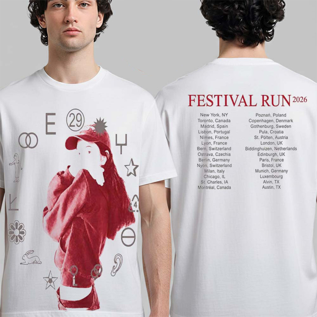 Lorde Festival Run 2026 Portrait T-Shirt Lorde Merch Presents For Music Lovers - Kdjoy