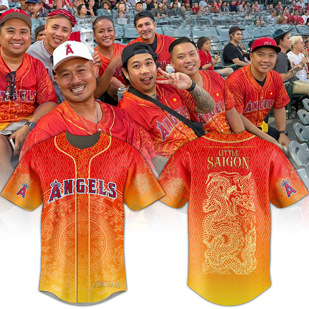 Los Angeles Angels Vietnamese Heritage Jersey 2026 Little Saigon Jersey LA Angels Merch - Kdjoy