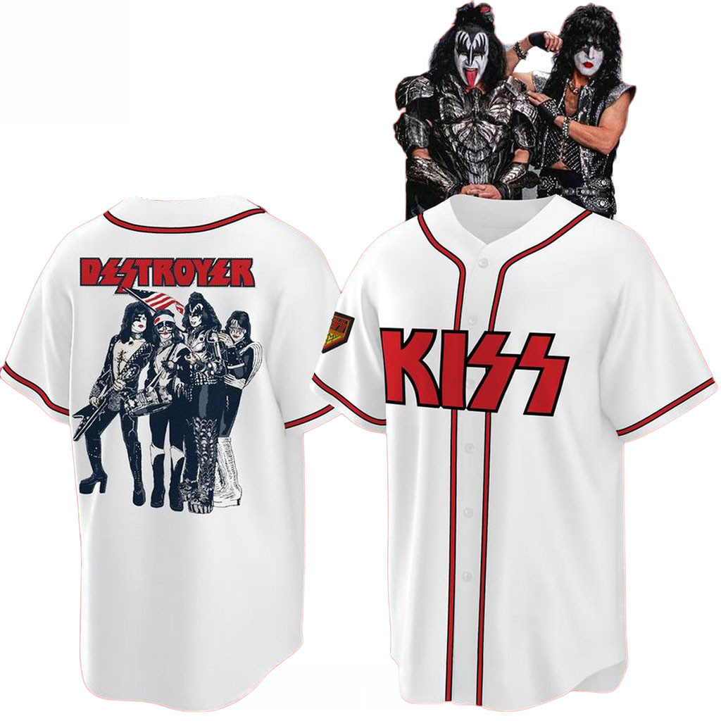 Los Angeles Angels x Kiss Band 2026 Destroyer 76 Night Baseball Jersey LA Angels Merch White - Kdjoy Los Angeles Angels x Kiss Band 2026 Destroyer 76 Night Baseball Jersey LA Angels Merch White - Kdjoy