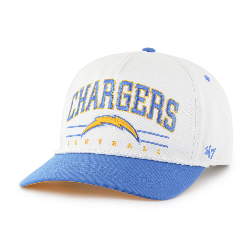 Los Angeles Chargers Merch 2026 LA Chargers '47 Roscoe Embroidered Hat Gift For Football Fans - Kdjoy