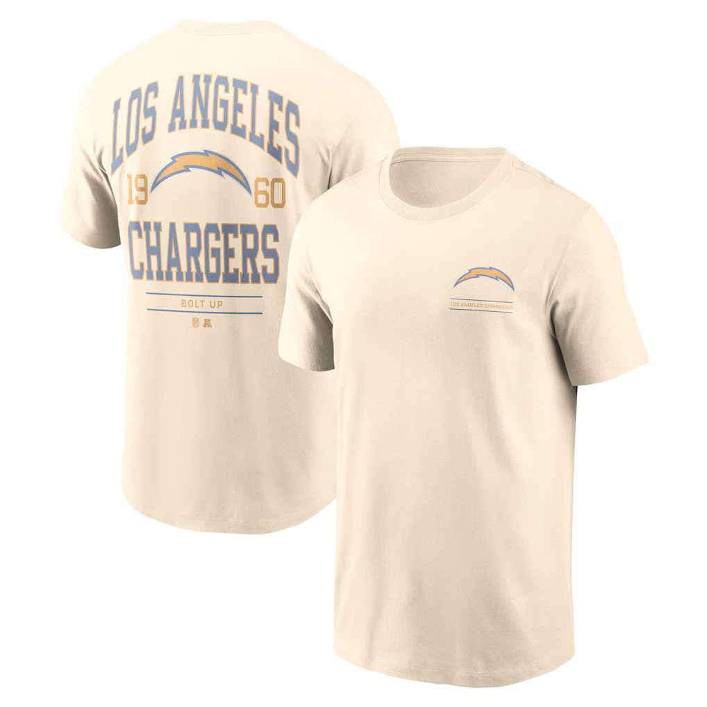Los Angeles Chargers Merch 2026 LA Chargers Bolt Up T-Shirt Game Day Gift For Football Lover - Kdjoy