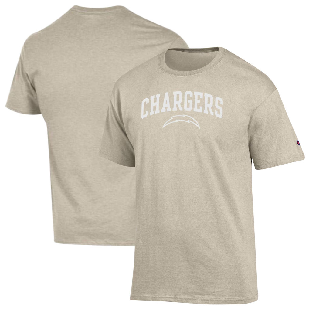 Los Angeles Chargers Merch 2026 LA Chargers Champion Logo T-Shirt Best Gift For Football Fans - Kdjoy