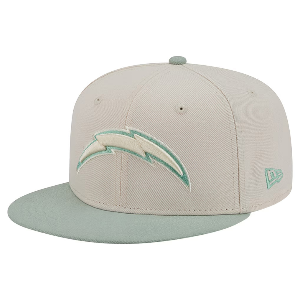 Los Angeles Chargers Merch 2026 LA Chargers Color Pack Two-Tone Snapback Hat Embroidered Gifts - Kdjoy
