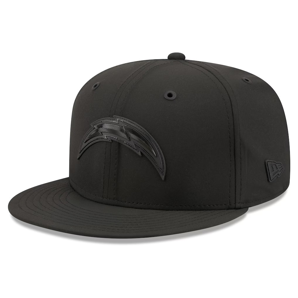 Los Angeles Chargers Merch 2026 LA Chargers Sideline Snapback Hat Black Gift For Football Lover - Kdjoy
