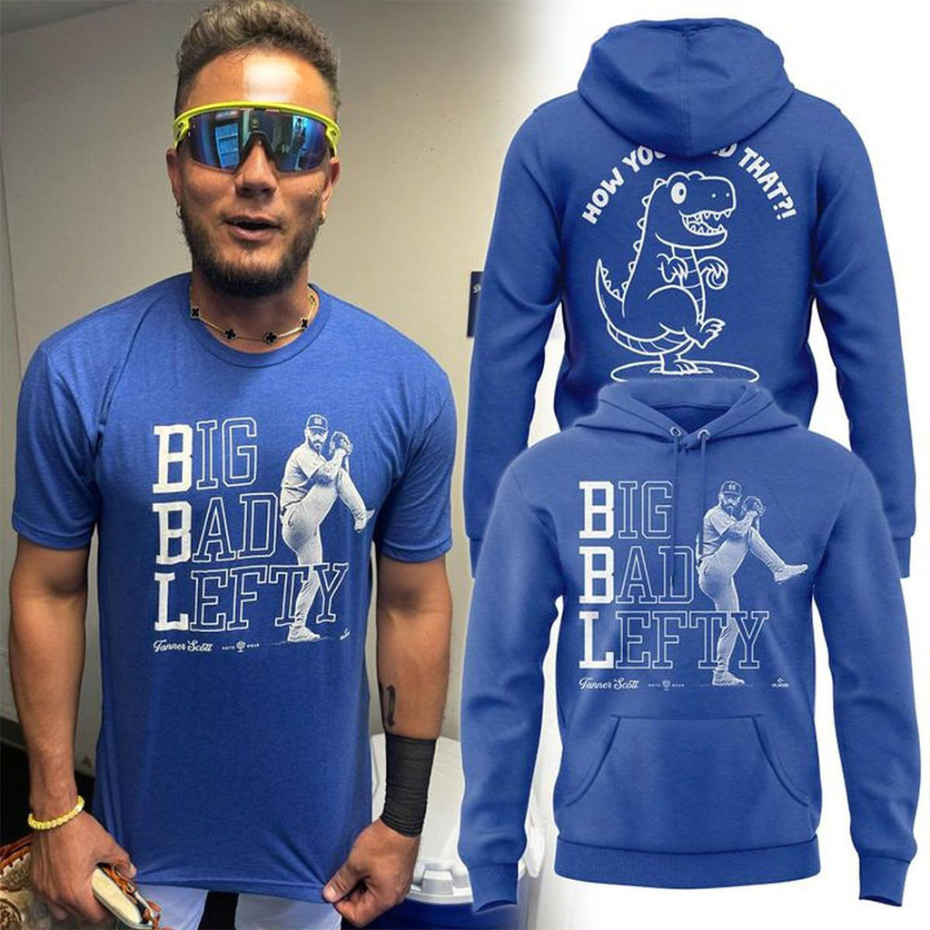 Los Angeles Dodgers Big Bad Lefty Hoodie LA Dodgers Merch 2026 Gift For Baseball Fans - Kdjoy