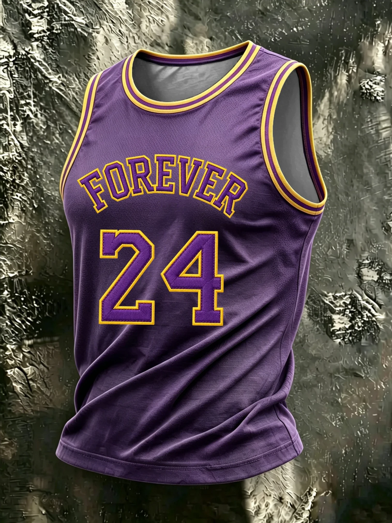 Los Angeles Lakers Kobe Bryant Forever #24 Basketball Jersey LA Lakers Merch Gift For Fans - Kdjoy