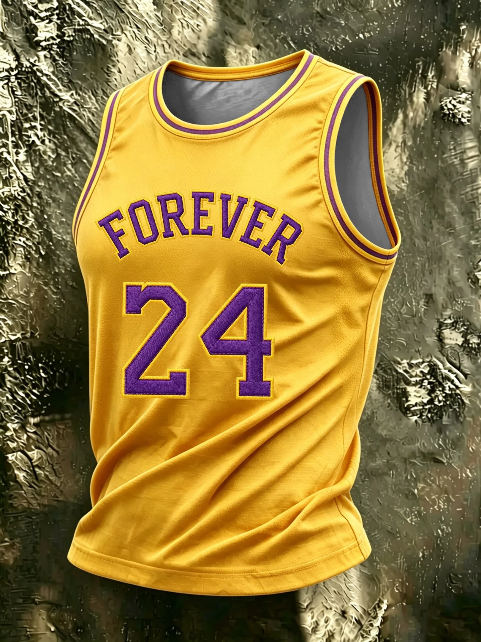 Los Angeles Lakers Kobe Bryant Forever #24 Basketball Jersey LA Lakers Merch Gift For Fans - Kdjoy