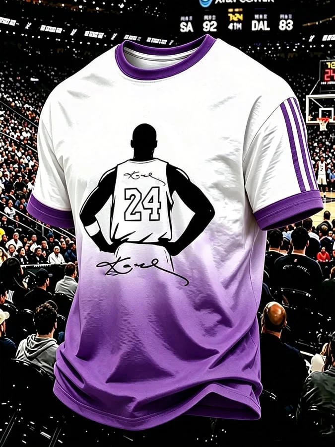 Los Angeles Lakers Merch Kobe Bryant #24 Los Angeles Basketball T-Shirt Gifts For Brother - Kdjoy