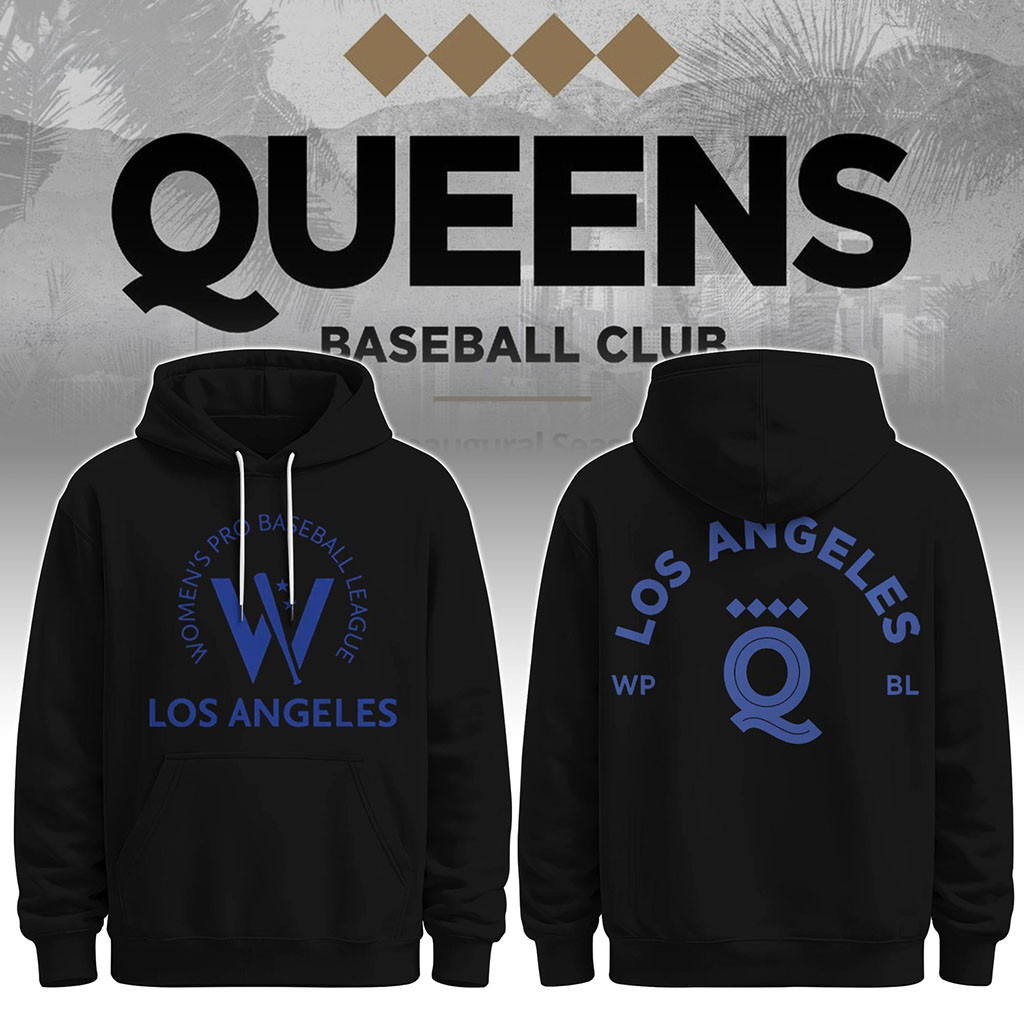 Los Angeles Queens 2026 WPBL Hoodie Basketball Fans Streetwear Hoodie LA Queens Merch