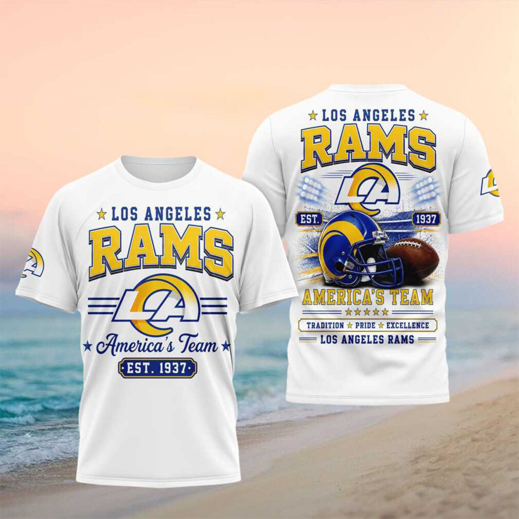 Los Angeles Rams Football Helmet Tradition Shirt LA Rams Merch Gift For Game Day - Kdjoy Los Angeles Rams Football Helmet Tradition Shirt LA Rams Merch Gift For Game Day - Kdjoy