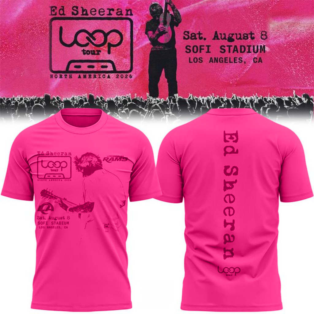 Los Angeles Rams X Ed Sheeran Loop Tour 2026 North America Shirt Ed Sheeran Concert Merch Los Angeles Rams X Ed Sheeran Loop Tour 2026 North America Shirt Ed Sheeran Concert Merch