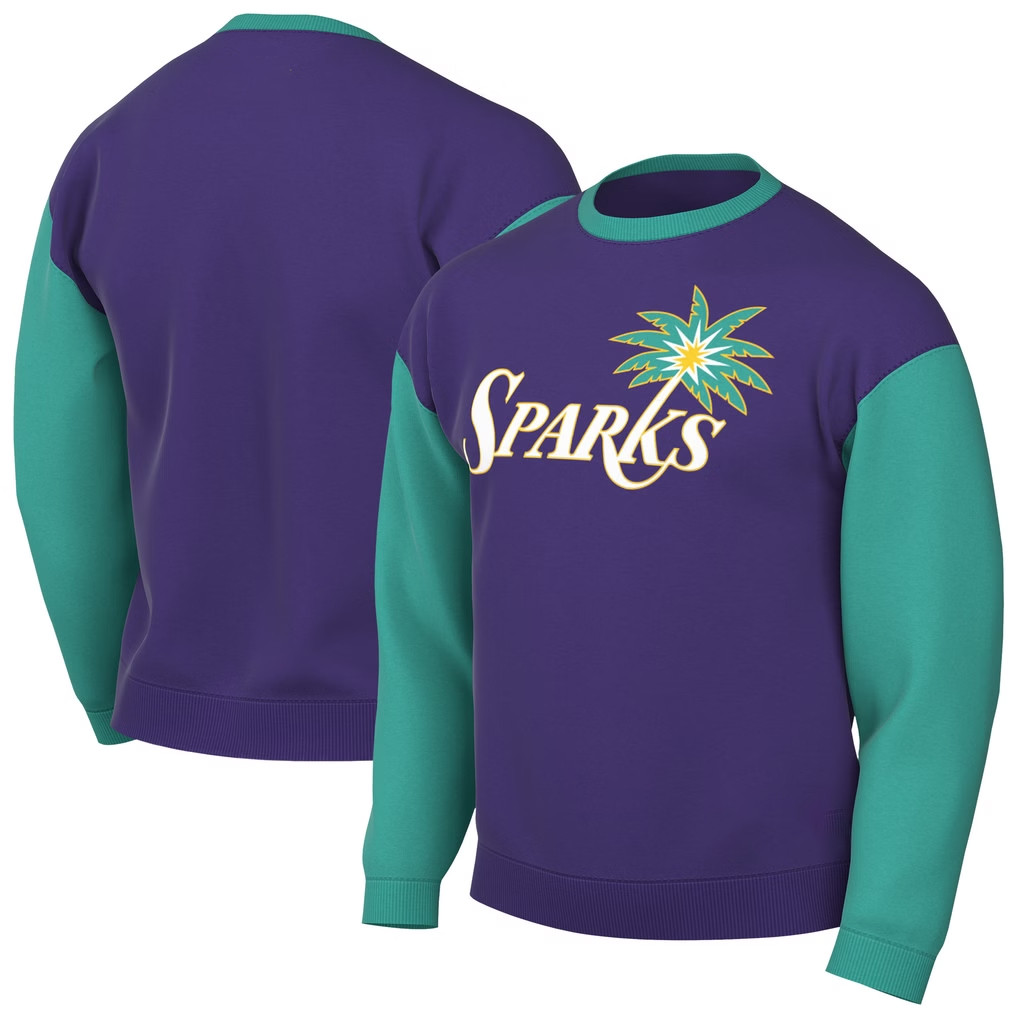 Los Angeles Sparks Merch 2026 LA Sparks Throwback Sweatshirt Basketball Enthusiast Gifts - Kdjoy