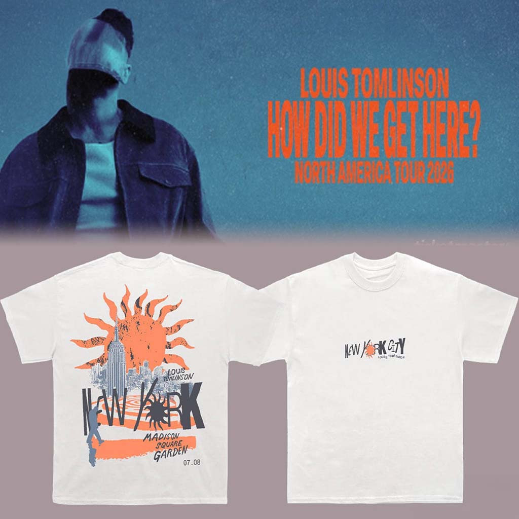Louis Tomlinson How Did I Get Here X NYC T-Shirt 2026 Louis Tomlinson Merch Gift For Fans - Kdjoy Louis Tomlinson How Did I Get Here X NYC T-Shirt 2026 Louis Tomlinson Merch Gift For Fans - Kdjoy
