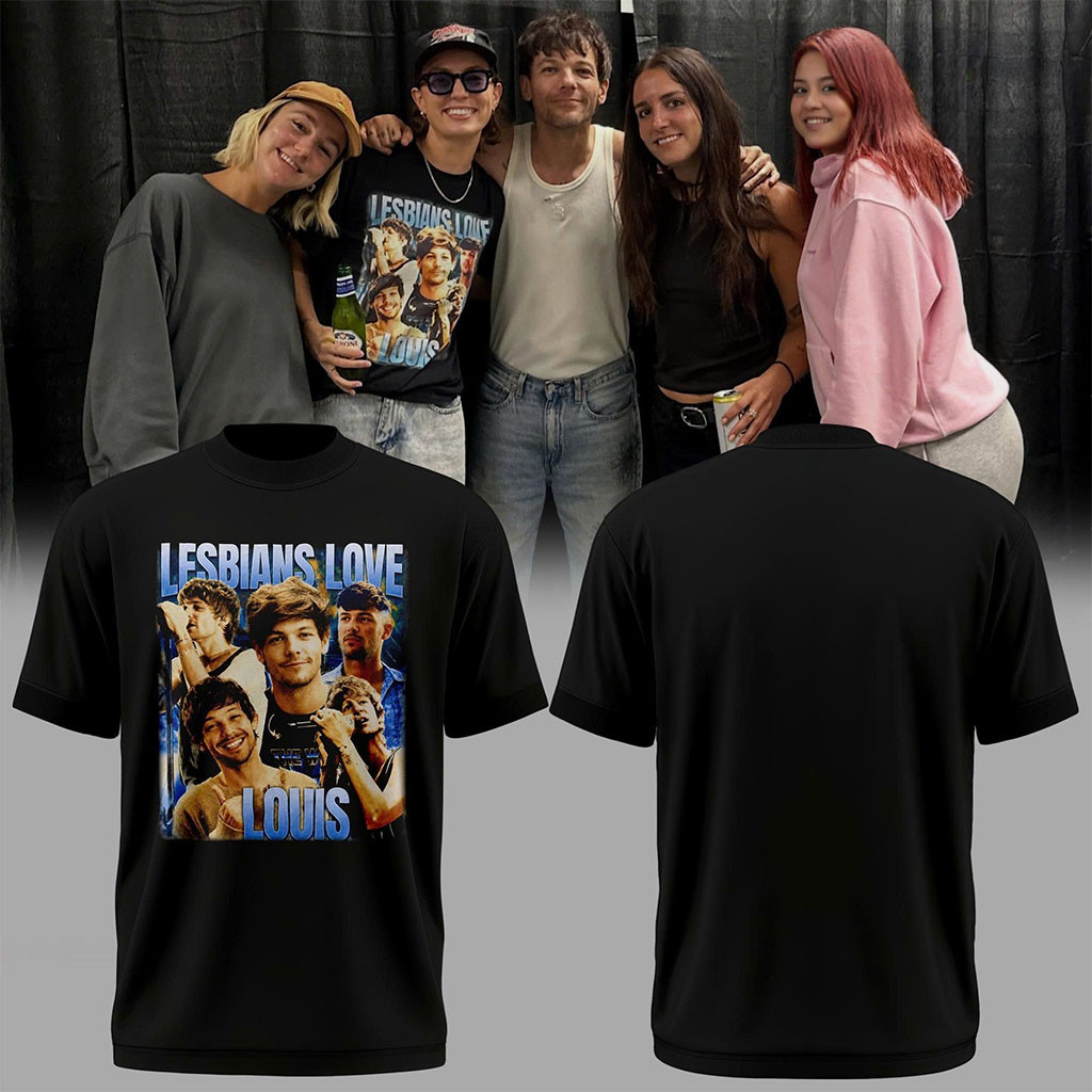 Louis Tomlinson Merch Lesbians Love Louis T-Shirt 2026 Gift Ideas For Fans - Kdjoy Louis Tomlinson Merch Lesbians Love Louis T-Shirt 2026 Gift Ideas For Fans - Kdjoy