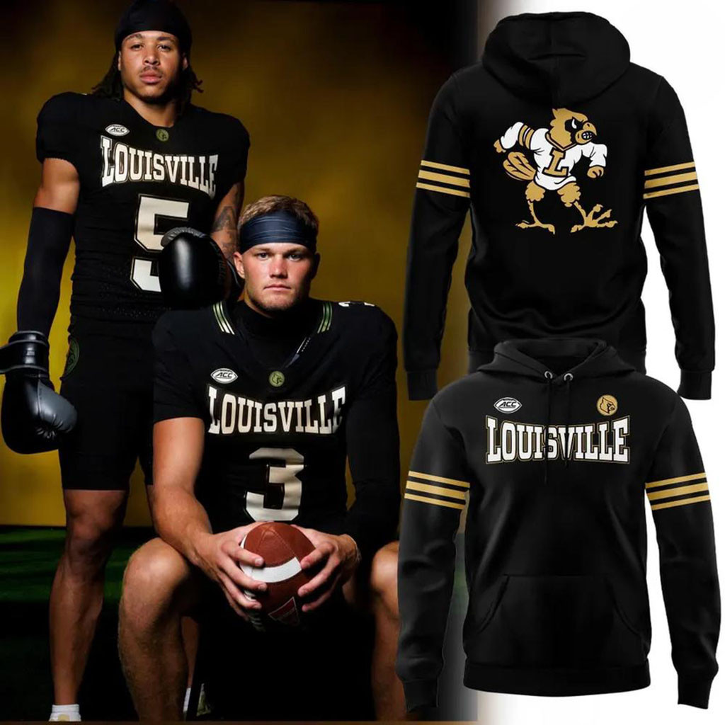 Louisville Cardinals Football All For The Ville Hoodie Cardinals Merch Gifts For Fans - Kdjoy