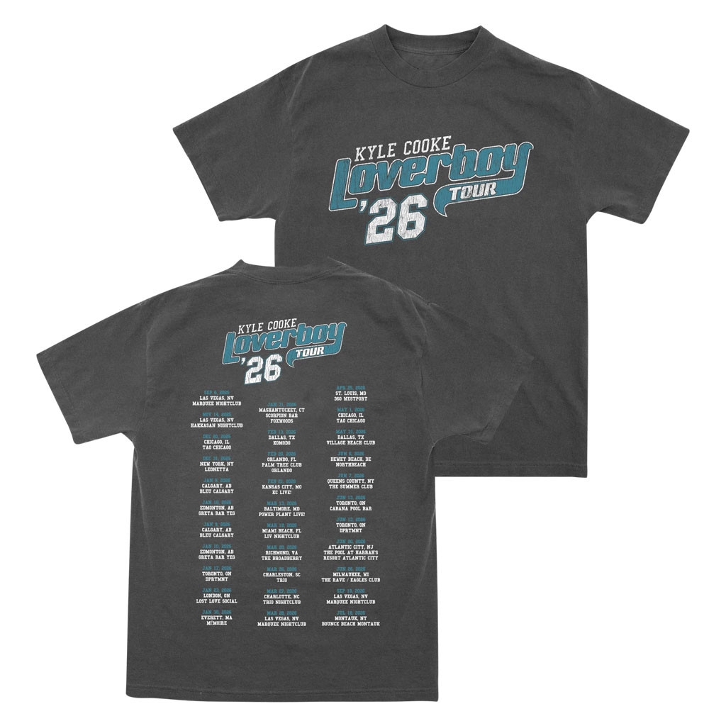 Loverboy Merch 2026 DJ Kyle Cooke Tour '26 T-Shirt Kyle Cooke Merch Best Gift For Fans - Kdjoy
