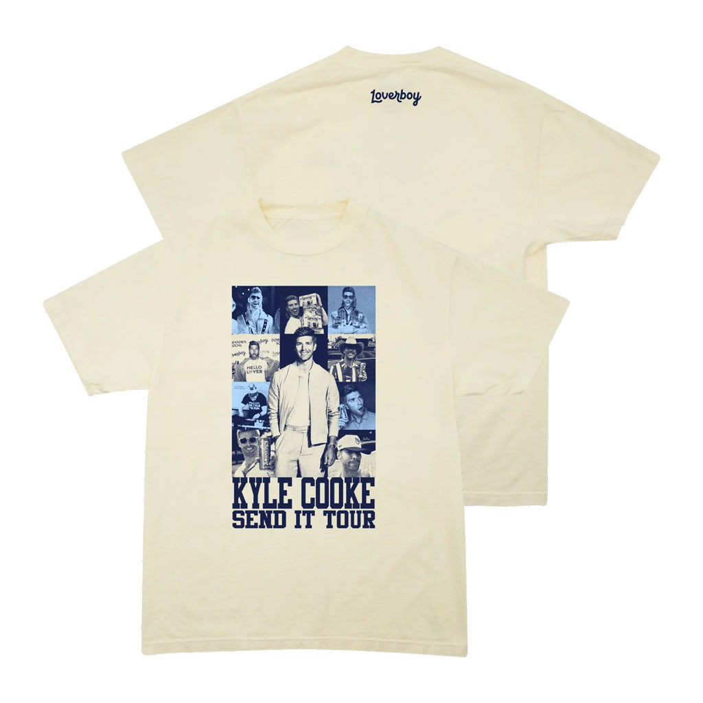 Loverboy Merch 2026 Kyle Cooke Send It Tour T-Shirt Unique Gifts For Fans - Kdjoy