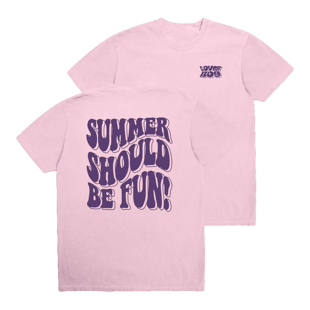 Loverboy Merch 2026 Summer Should Be Fun T-Shirt Summer Vibes Outfits Gifts For Family - Kdjoy