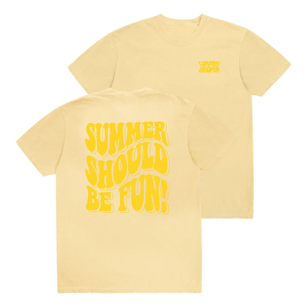 Loverboy Merch 2026 Summer Should Be Fun T-Shirt Vacation Outfits Best Gifts For Family - Kdjoy