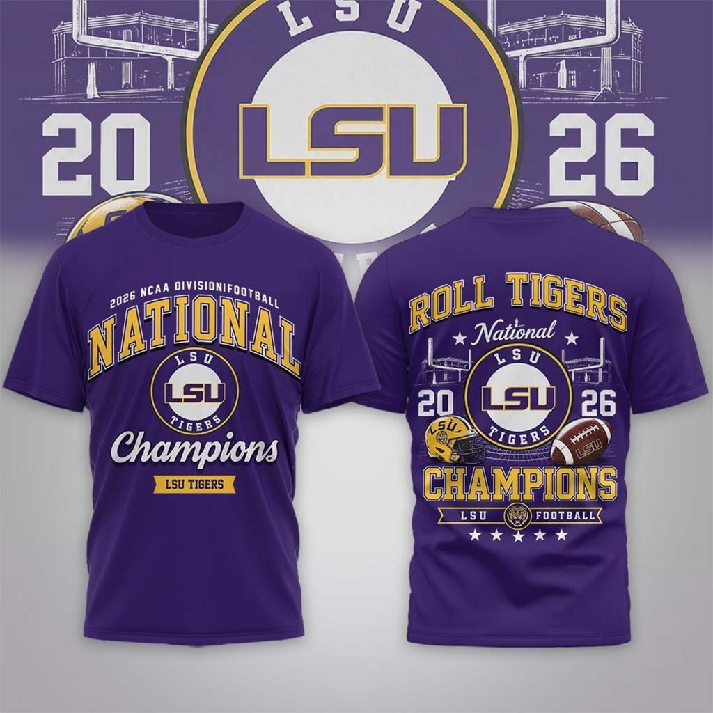 LSU Tigers Road to Glory 2026 Football Champions Shirt LSU Tigers Merch Gifts For Brother - Kdjoy