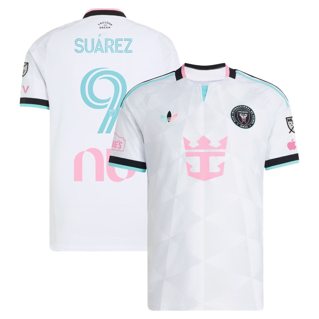 Luis Suarez Jersey Shirt White Inter Miami CF Merch 2026 Third On-Field #9 Jersey Gift For Fan - Kdjoy Luis Suarez Jersey Shirt White Inter Miami CF Merch 2026 Third On-Field #9 Jersey Gift For Fan - Kdjoy