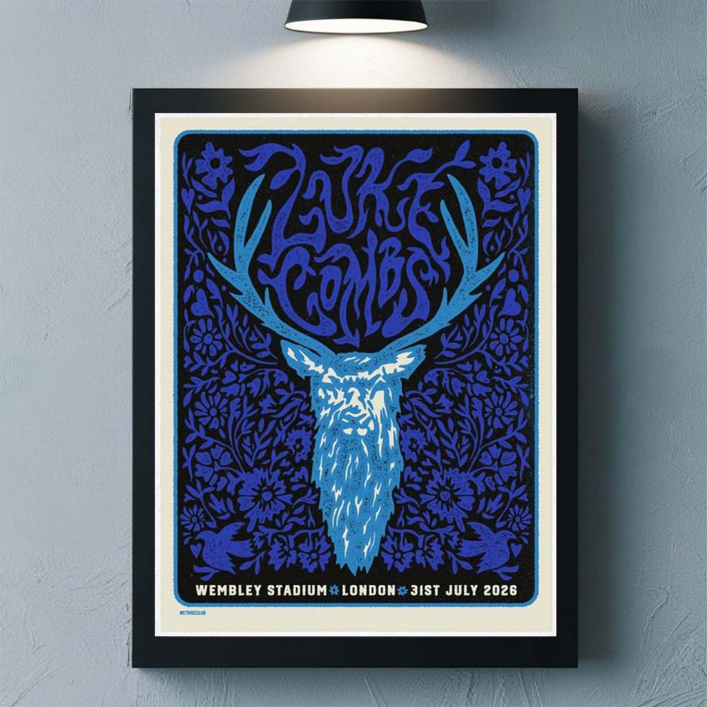 Luke Combs Merch London UK 2026 Night 1 Poster Wall Art Gift Ideas For Music Lovers - Kdjoy