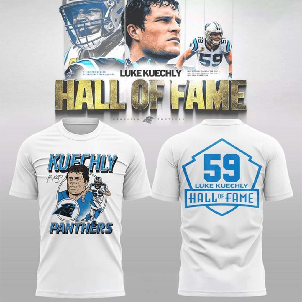 Luke Kuechly Hall Of Fame Class Of 2026 Special Shirt Kuechly Panthers Merch Football Fan Gifts - Kdjoy