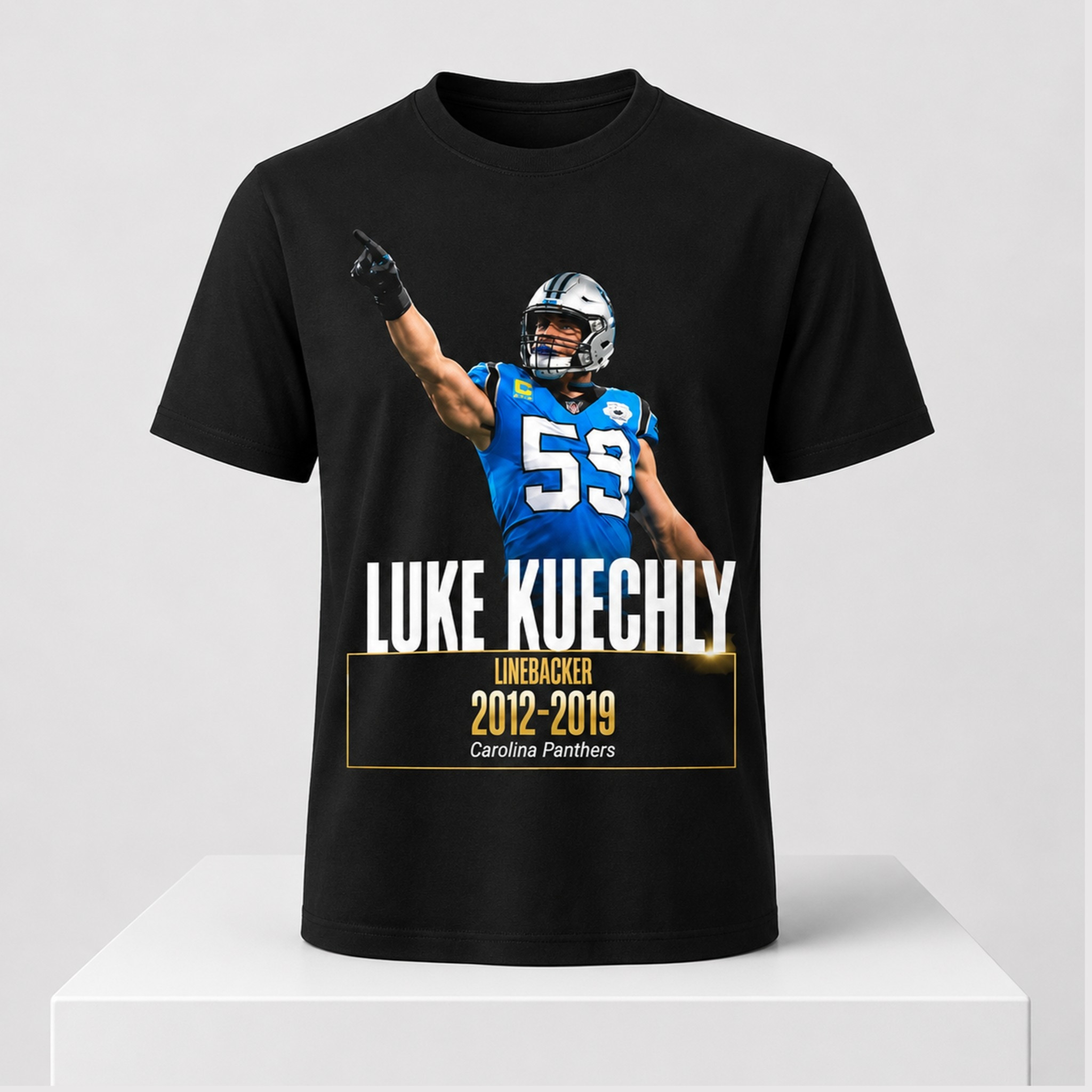 Luke Kuechly Linebacker 2012 2019 Carolina Panthers Shirt Present For Football Lovers - Kdjoy