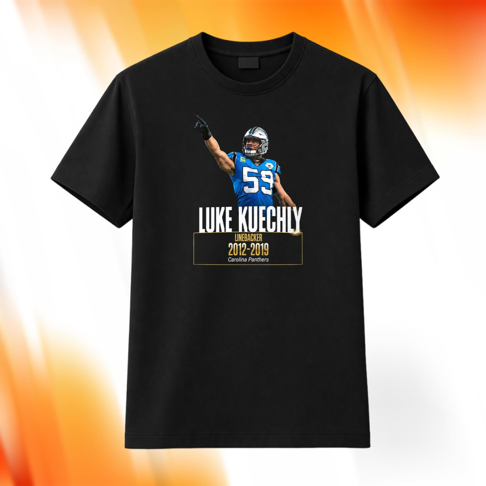 Luke Kuechly Panthers Tribute Shirt Carolina Panthers Merch Football Fan Gift Ideas - Kdjoy