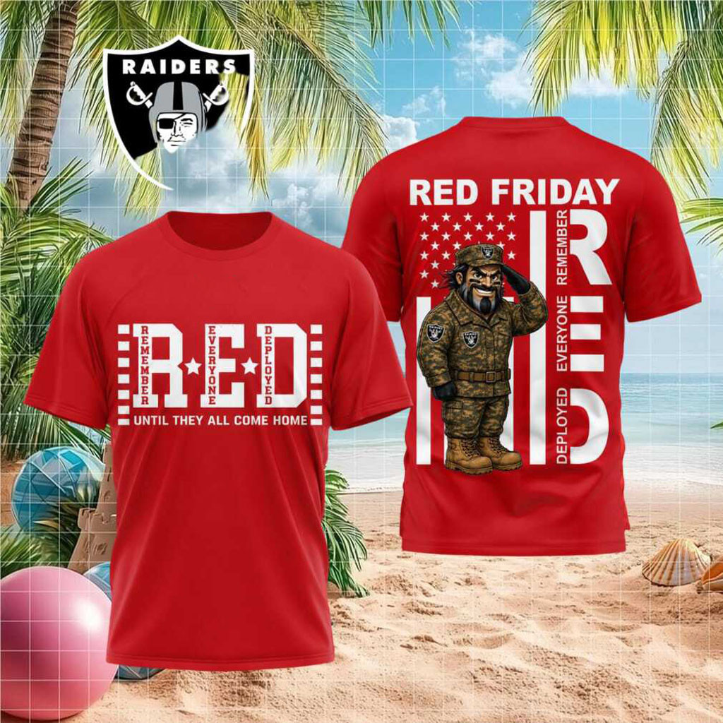 LV Raiders Mascot Remember Everyone Deployed Red Friday Shirt Raiders Merch Veteran Gifts - Kdjoy LV Raiders Mascot Remember Everyone Deployed Red Friday Shirt Raiders Merch Veteran Gifts - Kdjoy