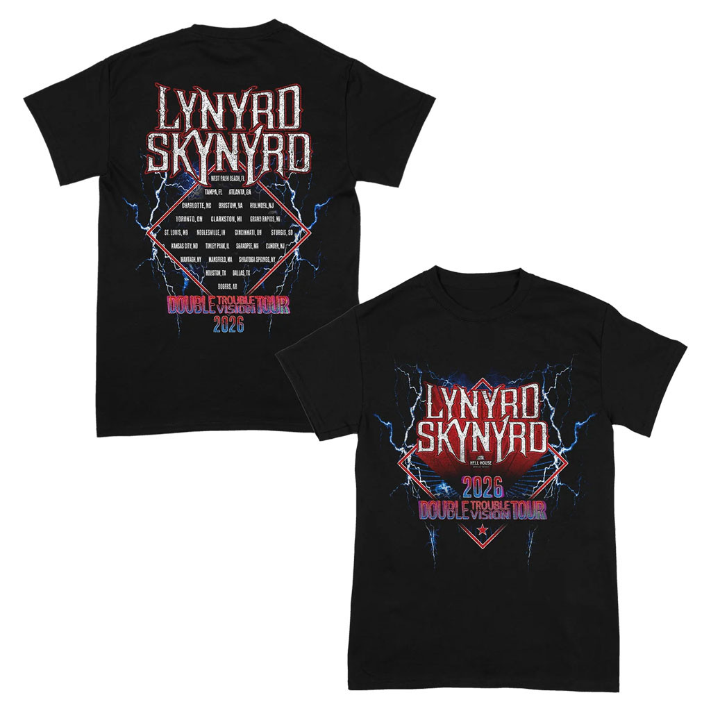 Lynyrd Skynyrd Merch 2026 DTDV Tour T-Shirt Black Best Gift For Music Lovers - Kdjoy