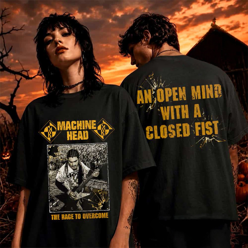 Machine Head Burn My Eyes Merch Celebrates 32 Anniversary The Rage To Overcome T-Shirt Fan Gift - Kdjoy